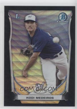 2014 Bowman Draft - Chrome - Black Wave Refractor #CDP9 - Kodi Medeiros