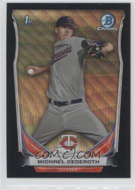 2014 Bowman Draft - Chrome - Black Wave Refractor #CDP93 - Michael Cederoth