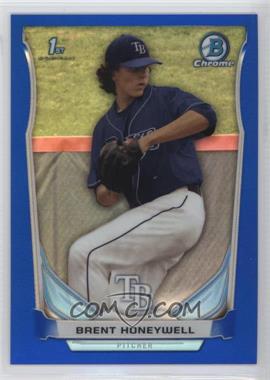 2014 Bowman Draft - Chrome - Blue Refractor #CDP77 - Brent Honeywell /399