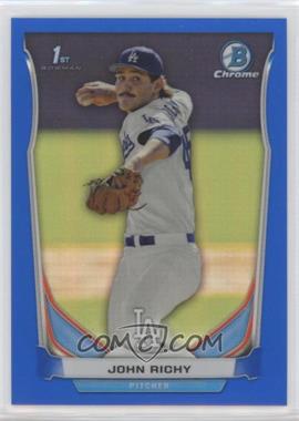 2014 Bowman Draft - Chrome - Blue Refractor #CDP98 - John Richy /399