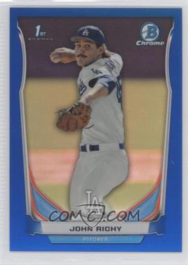 2014 Bowman Draft - Chrome - Blue Refractor #CDP98 - John Richy /399