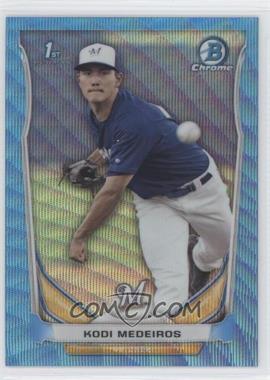 2014 Bowman Draft - Chrome - Blue Wave Refractor #CDP9 - Kodi Medeiros