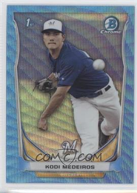 2014 Bowman Draft - Chrome - Blue Wave Refractor #CDP9 - Kodi Medeiros