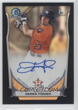 2014 Bowman Draft - Chrome Draft Pick Autographs - Black Refractor #BCA-DF - Derek Fisher /35