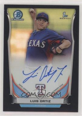 2014 Bowman Draft - Chrome Draft Pick Autographs - Black Refractor #BCA-LO - Luis Ortiz /35