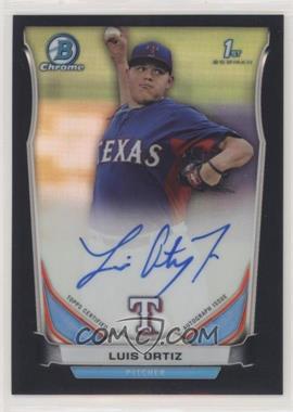 2014 Bowman Draft - Chrome Draft Pick Autographs - Black Refractor #BCA-LO - Luis Ortiz /35