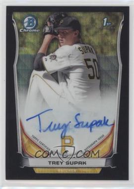 2014 Bowman Draft - Chrome Draft Pick Autographs - Black Wave Refractor #BCA-TSU - Trey Supak /15