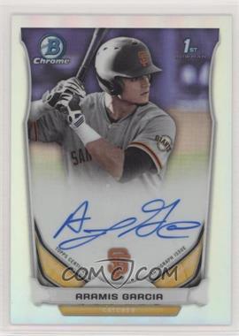 2014 Bowman Draft - Chrome Draft Pick Autographs - Refractor #BCA-AG - Aramis Garcia