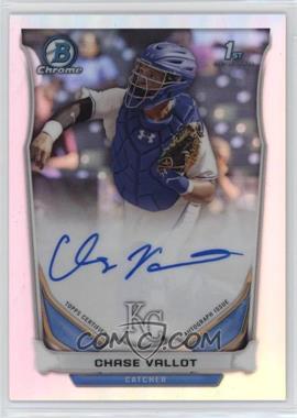 2014 Bowman Draft - Chrome Draft Pick Autographs - Refractor #BCA-CV - Chase Vallot