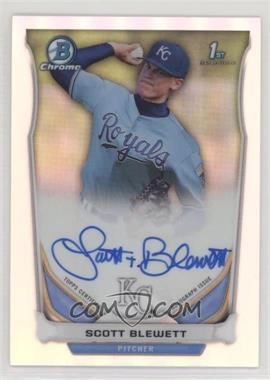 2014 Bowman Draft - Chrome Draft Pick Autographs - Refractor #BCA-SB - Scott Blewett