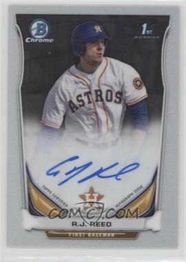 2014 Bowman Draft - Chrome Draft Pick Autographs #BCA-AR - A.J. Reed