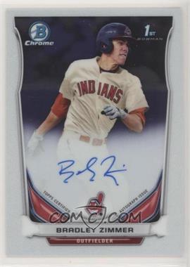 2014 Bowman Draft - Chrome Draft Pick Autographs #BCA-BZ - Bradley Zimmer