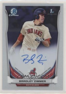 2014 Bowman Draft - Chrome Draft Pick Autographs #BCA-BZ - Bradley Zimmer