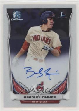 2014 Bowman Draft - Chrome Draft Pick Autographs #BCA-BZ - Bradley Zimmer