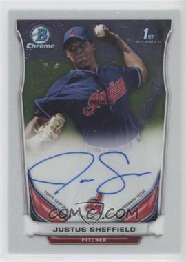 2014 Bowman Draft - Chrome Draft Pick Autographs #BCA-JS - Justus Sheffield