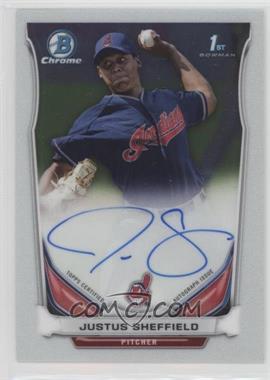 2014 Bowman Draft - Chrome Draft Pick Autographs #BCA-JS - Justus Sheffield