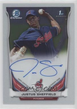 2014 Bowman Draft - Chrome Draft Pick Autographs #BCA-JS - Justus Sheffield