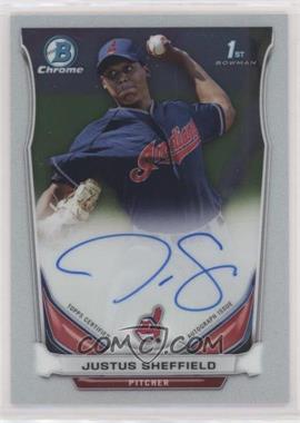 2014 Bowman Draft - Chrome Draft Pick Autographs #BCA-JS - Justus Sheffield