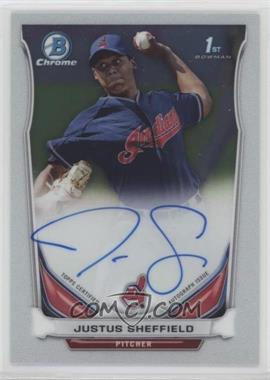 2014 Bowman Draft - Chrome Draft Pick Autographs #BCA-JS - Justus Sheffield