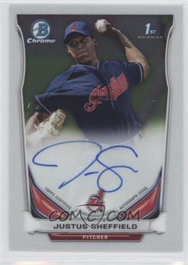 2014 Bowman Draft - Chrome Draft Pick Autographs #BCA-JS - Justus Sheffield