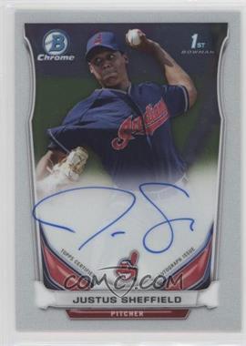 2014 Bowman Draft - Chrome Draft Pick Autographs #BCA-JS - Justus Sheffield