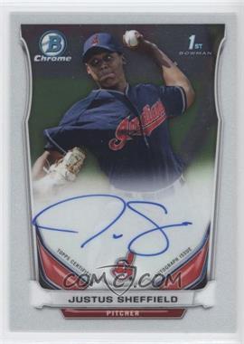 2014 Bowman Draft - Chrome Draft Pick Autographs #BCA-JS - Justus Sheffield