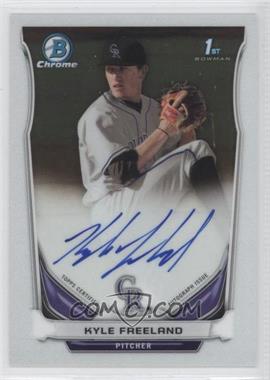 2014 Bowman Draft - Chrome Draft Pick Autographs #BCA-KF - Kyle Freeland