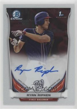 2014 Bowman Draft - Chrome Draft Pick Autographs #BCA-RR - Ryan Ripken