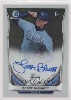 2014 Bowman Draft - Chrome Draft Pick Autographs #BCA-SB - Scott Blewett