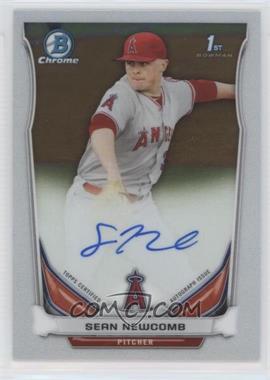 2014 Bowman Draft - Chrome Draft Pick Autographs #BCA-SN - Sean Newcomb