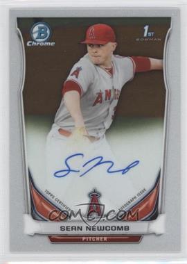 2014 Bowman Draft - Chrome Draft Pick Autographs #BCA-SN - Sean Newcomb