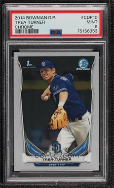 2014 Bowman Draft - Chrome #CDP10 - Trea Turner [PSA 9 MINT]