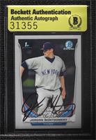 Jordan Montgomery [BAS Beckett Auth Sticker]