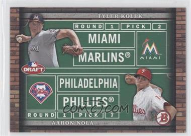 2014 Bowman Draft - Dual Draftees #DD-KN - Aaron Nola, Tyler Kolek