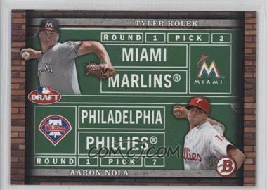 2014 Bowman Draft - Dual Draftees #DD-KN - Aaron Nola, Tyler Kolek