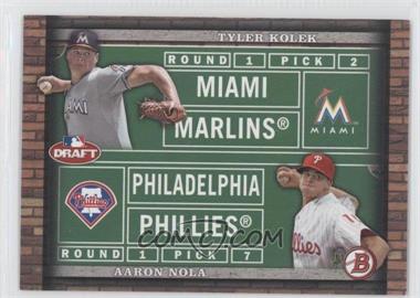 2014 Bowman Draft - Dual Draftees #DD-KN - Aaron Nola, Tyler Kolek