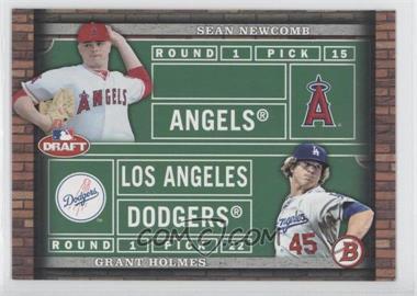 2014 Bowman Draft - Dual Draftees #DD-NH - Grant Holmes, Sean Newcomb