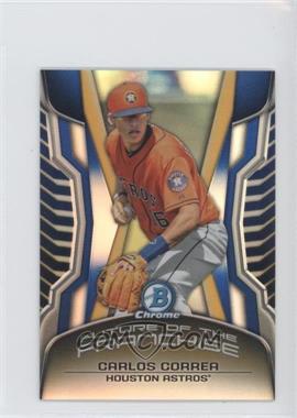 2014 Bowman Draft - Future of the Franchise Mini Chrome - Blue Refractor #FF-CC - Carlos Correa /99