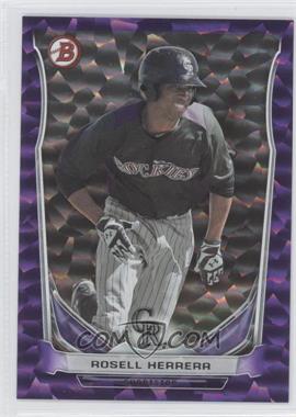 2014 Bowman Draft - Top Prospects - Purple Ice #TP-21 - Rosell Herrera /99