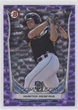 2014 Bowman Draft - Top Prospects - Purple Ice #TP-32 - Hunter Renfroe /99