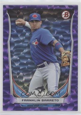 2014 Bowman Draft - Top Prospects - Purple Ice #TP-78 - Franklin Barreto /99