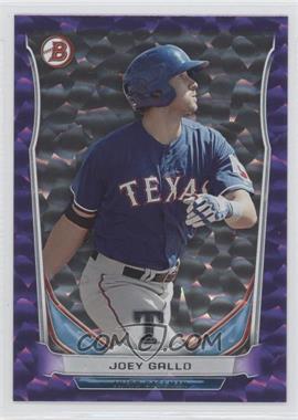 2014 Bowman Draft - Top Prospects - Purple Ice #TP-80 - Joey Gallo /99