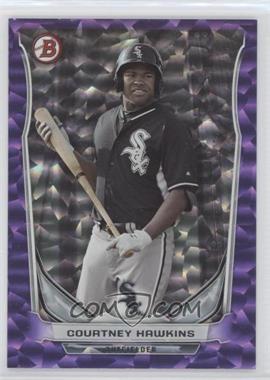 2014 Bowman Draft - Top Prospects - Purple Ice #TP-87 - Courtney Hawkins /99 [EX to NM]