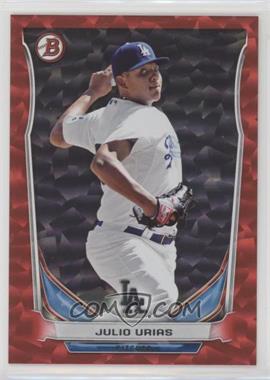 2014 Bowman Draft - Top Prospects - Red Ice #TP-14 - Julio Urias /150