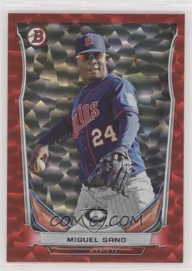 2014 Bowman Draft - Top Prospects - Red Ice #TP-2 - Miguel Sano /150
