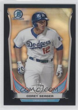 2014 Bowman Draft - Top Prospects Chrome - Black Refractor #CTP-41 - Corey Seager /75