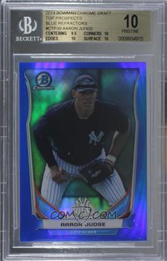 2014 Bowman Draft - Top Prospects Chrome - Blue Refractor #CTP-39 - Aaron Judge /399 [BGS 10 PRISTINE]