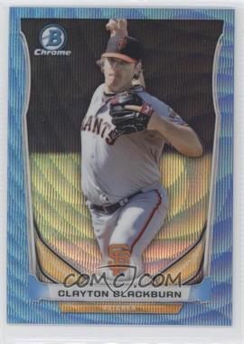 2014 Bowman Draft - Top Prospects Chrome - Blue Wave Refractor #CTP-83 - Clayton Blackburn