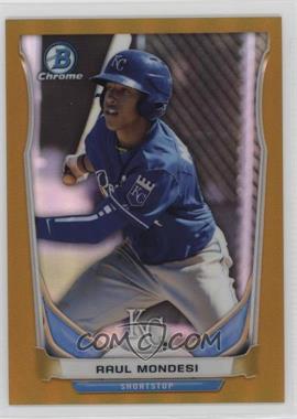 2014 Bowman Draft - Top Prospects Chrome - Gold Refractor #CTP-6 - Raul Mondesi /50