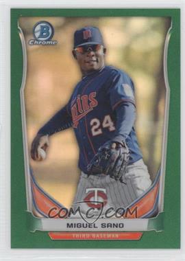 2014 Bowman Draft - Top Prospects Chrome - Green Refractor #CTP-2 - Miguel Sano /150